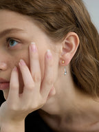 Minimalist Teardrop Dangle Earrings for Women Elegant Style