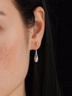 Minimalist Teardrop Dangle Earrings for Women Elegant Style