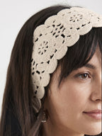 Crochet Lace Tie-Back Headband DIY Easy Pattern Guide
