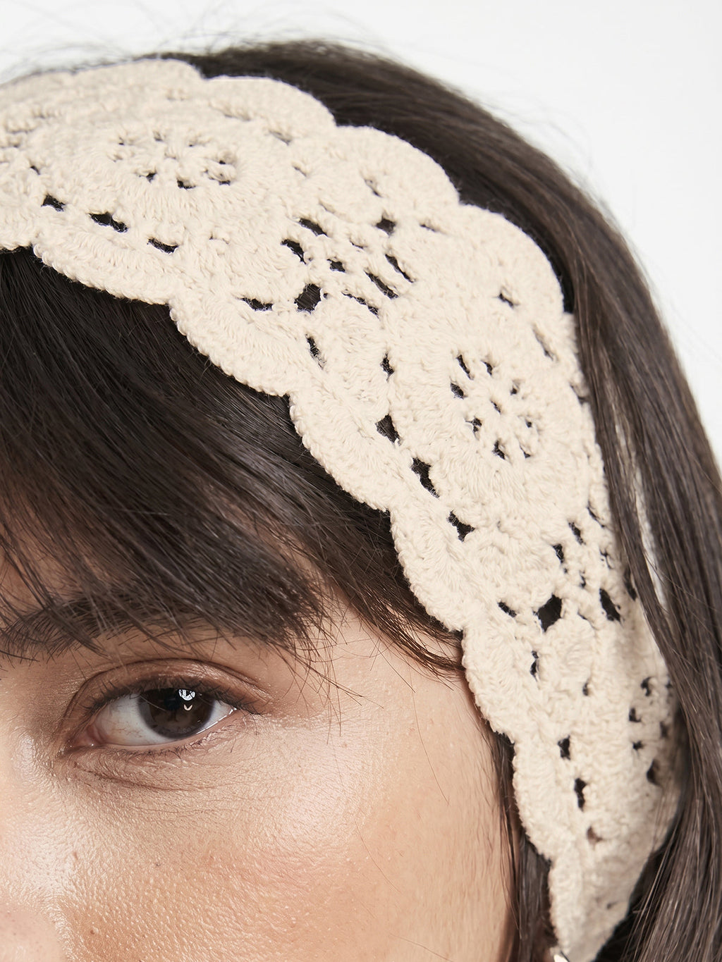 Crochet Lace Tie-Back Headband DIY Easy Pattern Guide