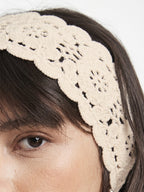 Crochet Lace Tie-Back Headband DIY Easy Pattern Guide