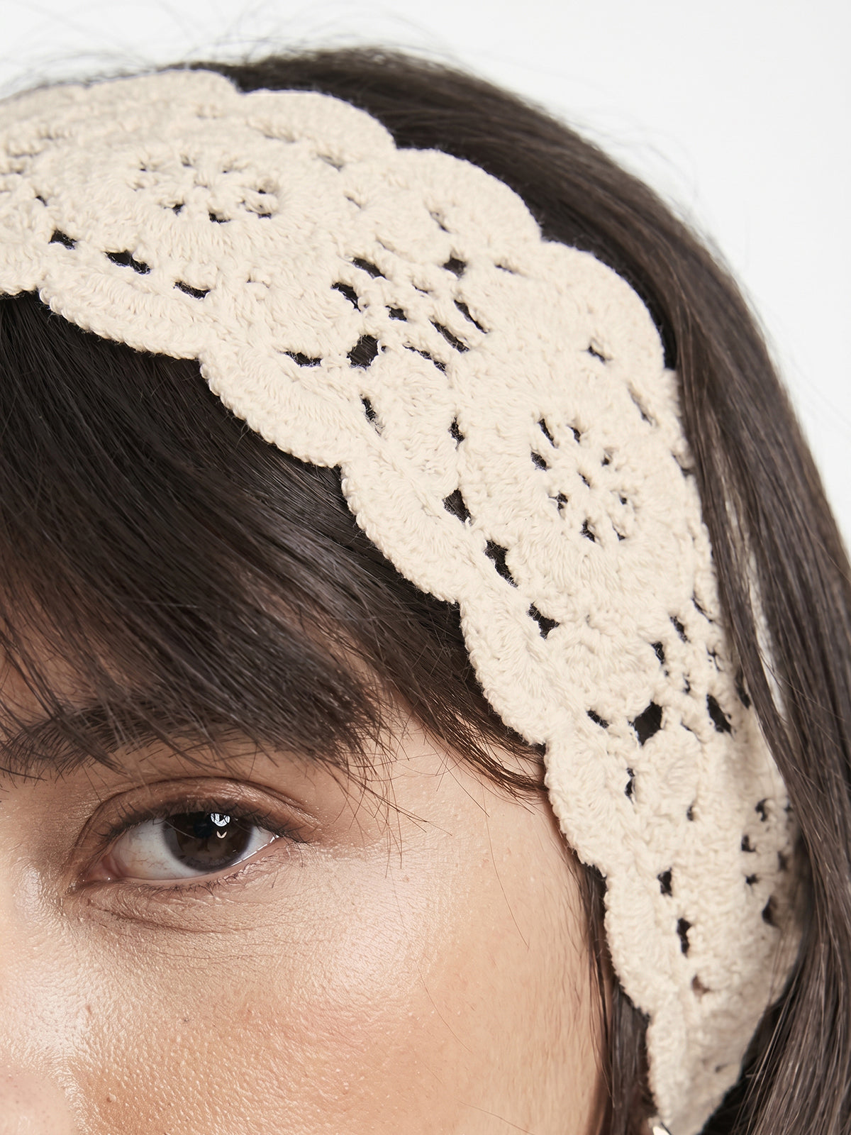 Crochet Lace Tie-Back Headband DIY Easy Pattern Guide