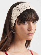 Crochet Lace Tie-Back Headband DIY Easy Pattern Guide