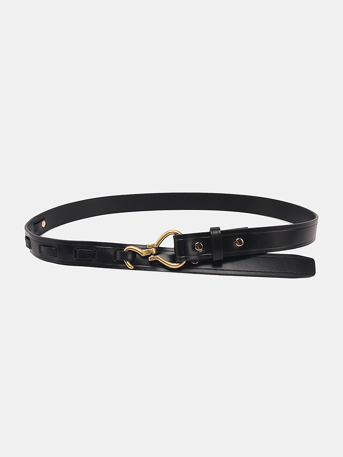 Minimalist Hook Buckle Belt for Casual and Formal Wear