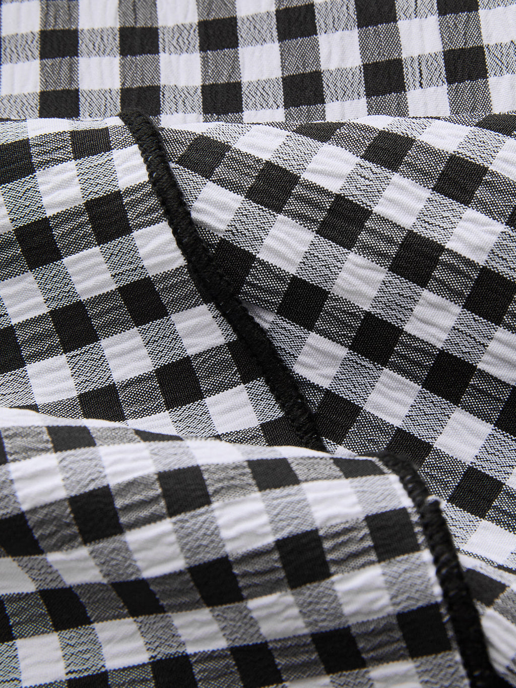 Gingham Ruffled Asymmetric Maxi Skirt for Women Spring/Summer Collection
