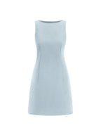 Suiting Sleeveless Short Dress for Elegant Evening Events