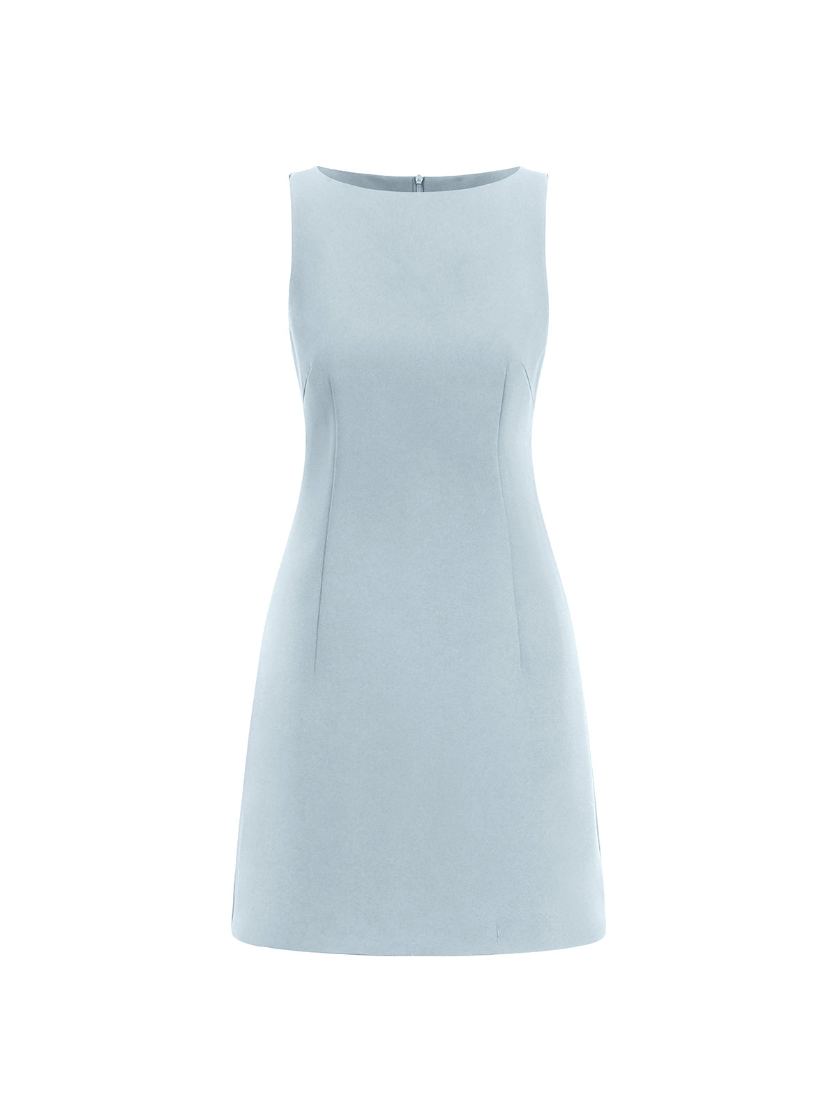 Suiting Sleeveless Short Dress for Elegant Evening Events
