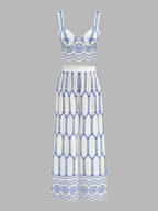 Printed Cami Top & Wide Leg Pants Set for Women Summer Outfit