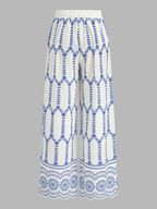 Printed Cami Top & Wide Leg Pants Set for Women Summer Outfit