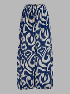 Cami Crop Top & Floral Printed Wide Leg Pants Set for Women
