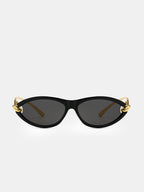 Retro Narrow Cat Eye Sunglasses Women's Fashion Accessories