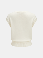 Napoleon Metal Detail Slim Fit Crew Neck Knit Top Sweater
