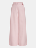 Tailored Crop Vest & Wide-Leg Pants Set for Women Summer Chic