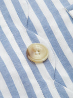 Scallop Trim Striped Sleeveless Mini Dress for Women Summer Casual