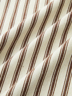 Striped Halter Neck Pants Set with Metal Button Women's Casual Outfit