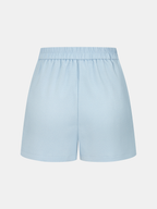 Casual Scalloped Trim Tank Top & Shorts Set for Women Summer Wear