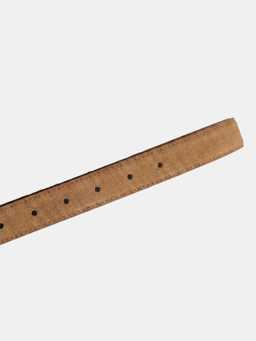 Classic Suede Leather Metal Buckle Belt for Men and Women