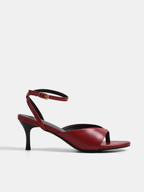 Thong Ankle Strap High Heel Sandals for Women Elegant Wedding