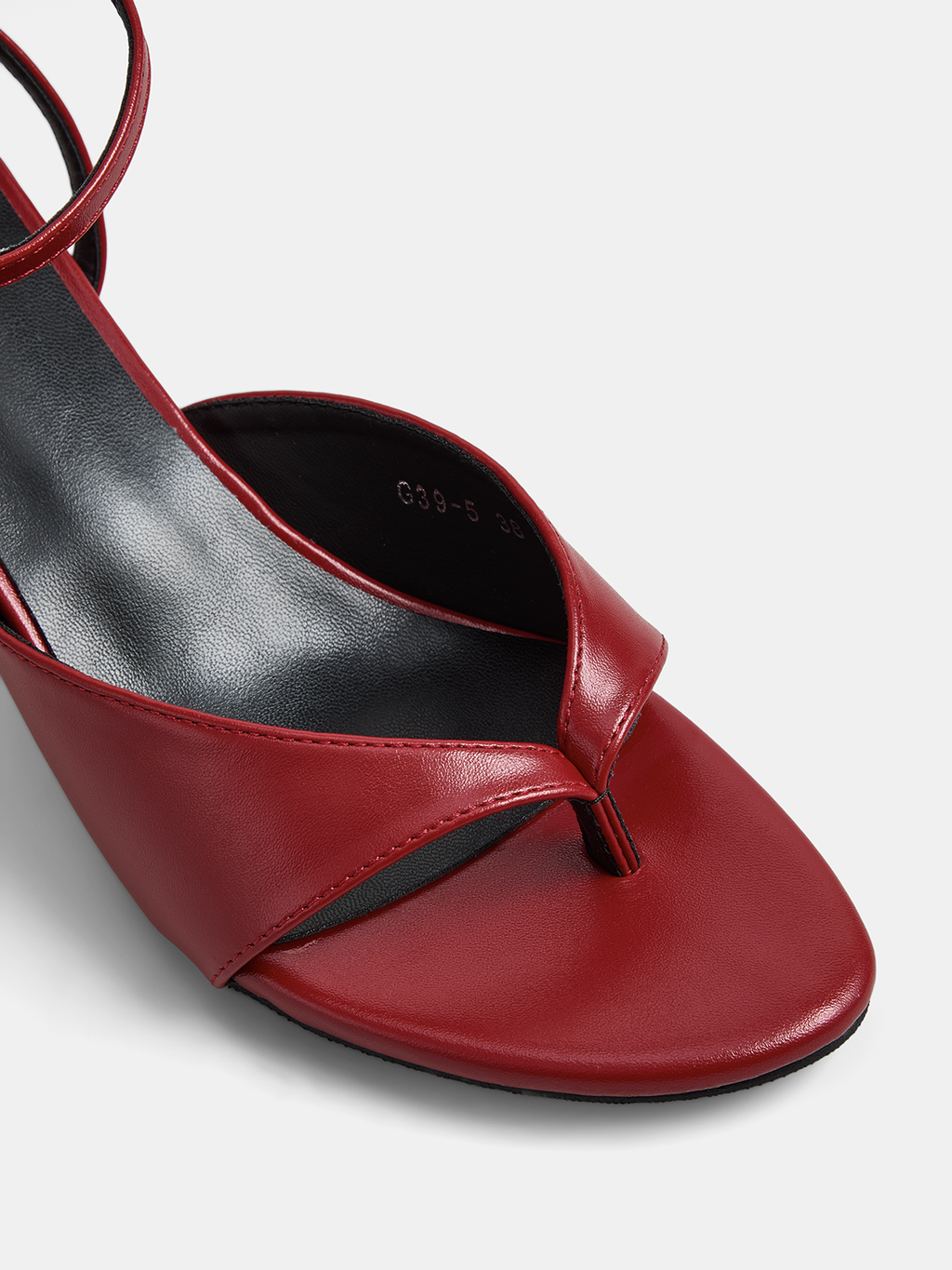 Thong Ankle Strap High Heel Sandals for Women Elegant Wedding