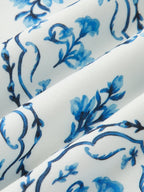 Floral Print Sleeveless A-Line Dress for Women Summer Casual