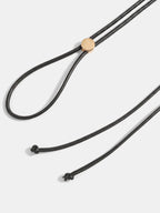 Adjustable Knotted Thin Waist Belt for Women's Fashion Styling