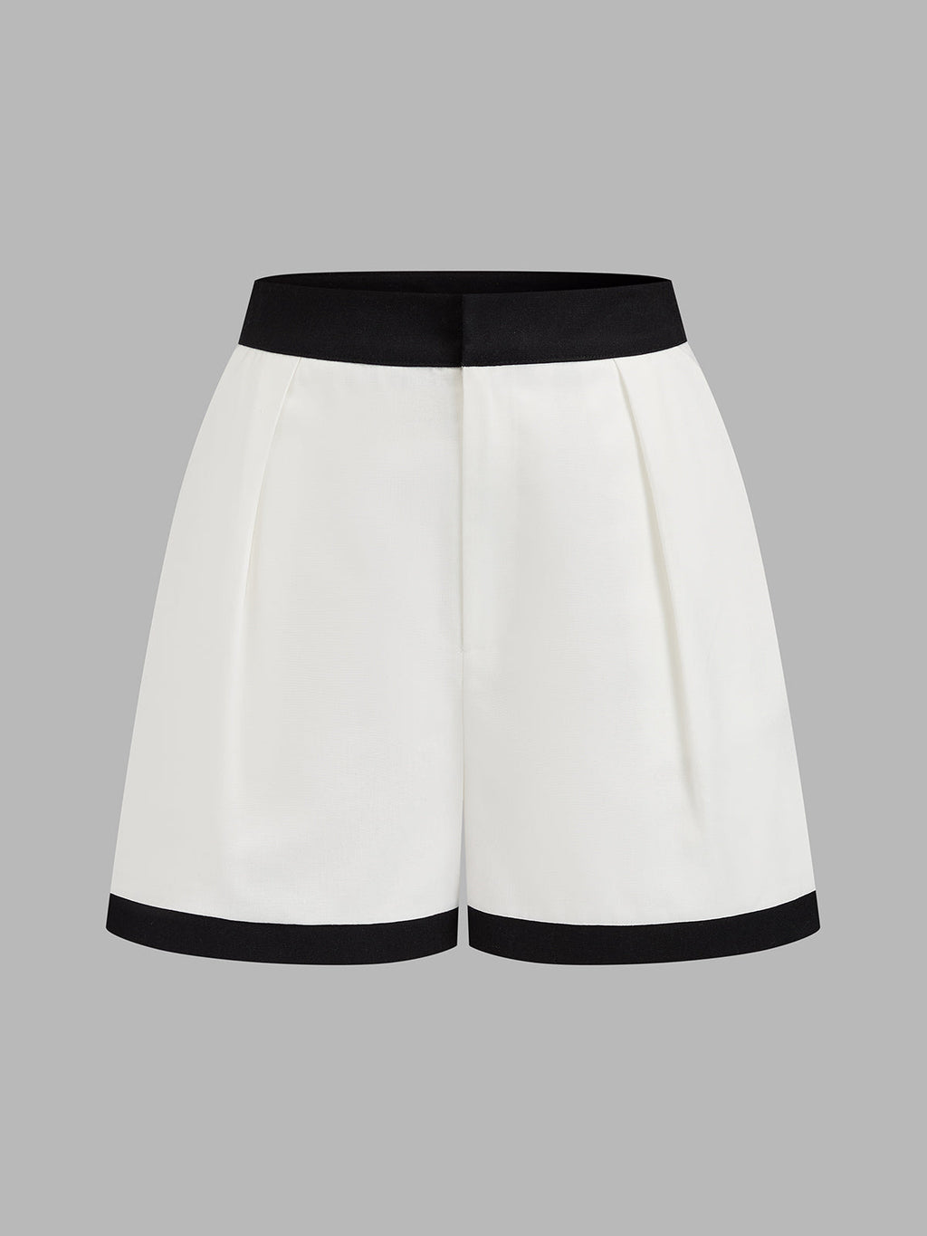 Contrast Trim Sleeveless Shirt & Shorts Set for Women Casual Summer Wear