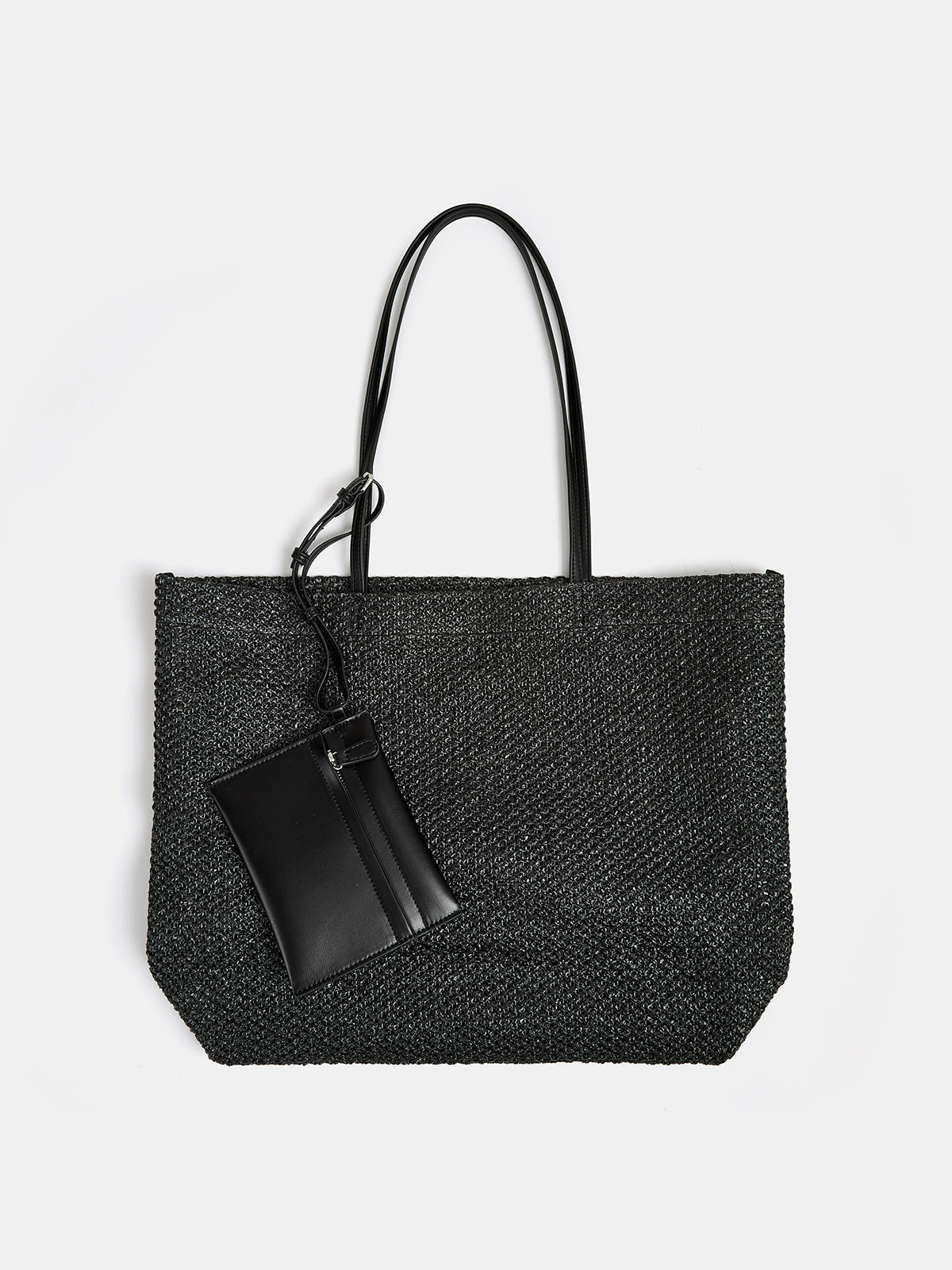 Woven Openwork Tote Bag for Women Lightweight Summer
