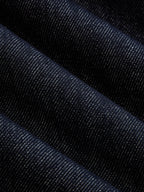 Double Row Metal Detail High Waist Denim Jeans Pants