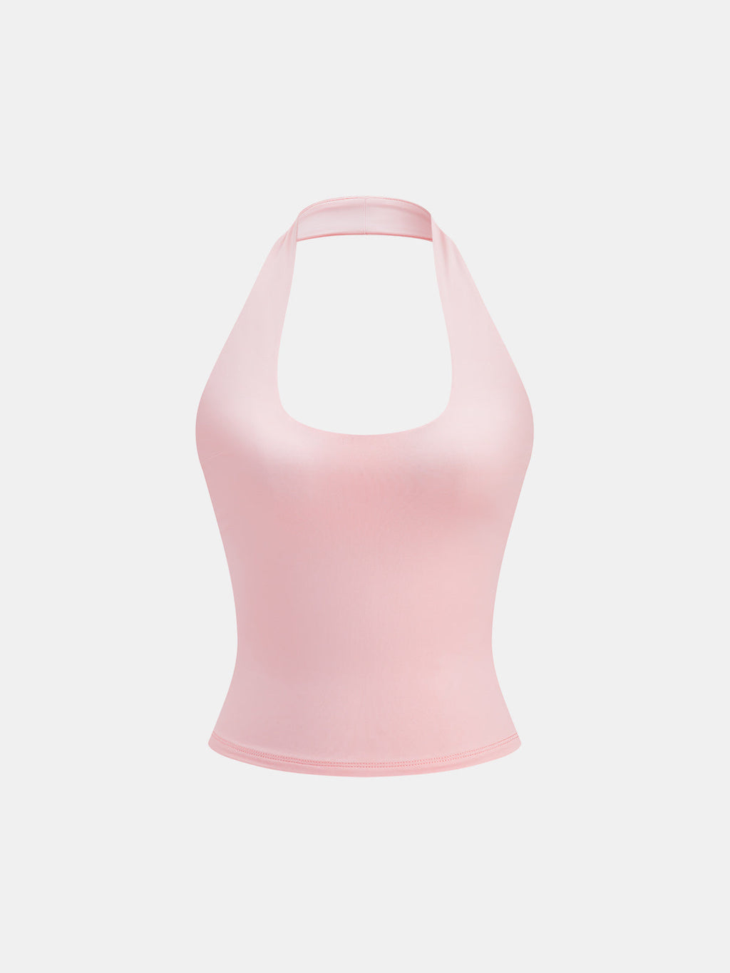 Back Twist Cutout Halter Tank Top Women's Stylish Summer Wear
