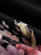Floral Print Two Piece Shorts Set with Crop Top for Women