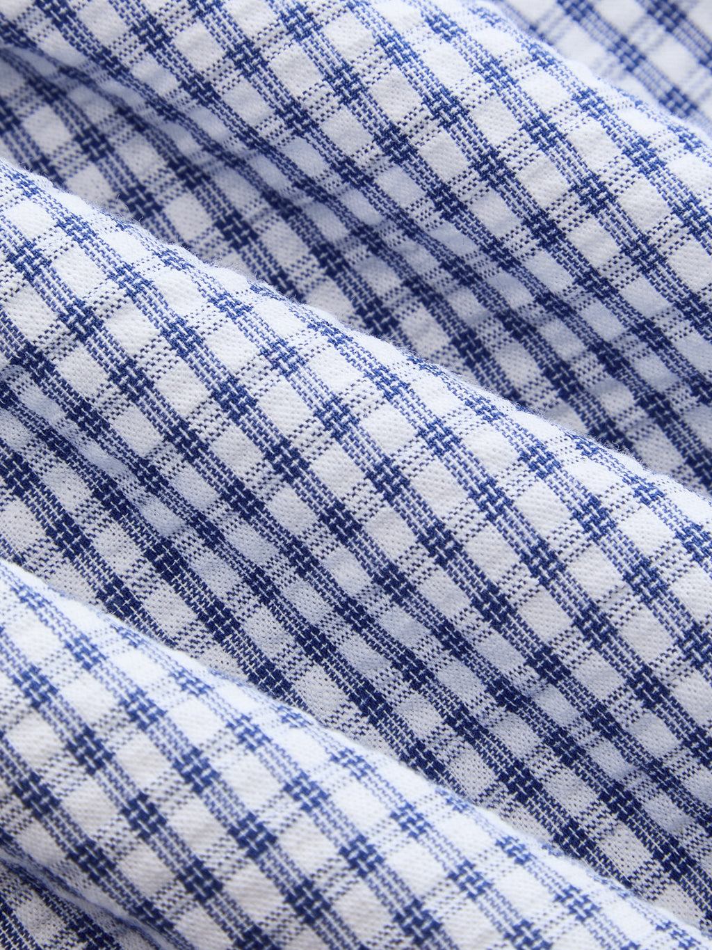 Gingham Lace Panel Sleeveless Peplum Shirt with Ruffled Trim Detail