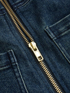 High-Waist Wide-Leg Denim Pants for Women Casual Comfort