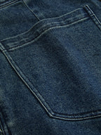 High-Waist Wide-Leg Denim Pants for Women Casual Comfort