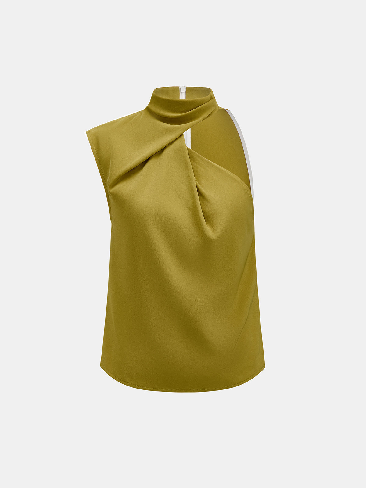 Asymmetric Neck Top & Belted Shorts Set for Women Summer Casual