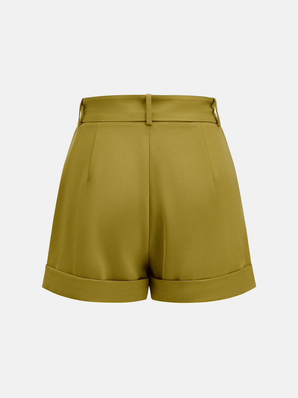 Asymmetric Neck Top & Belted Shorts Set for Women Summer Casual