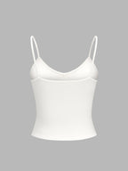 Casual Striped Shirt Cami Two Piece Set for Women Spring Summer