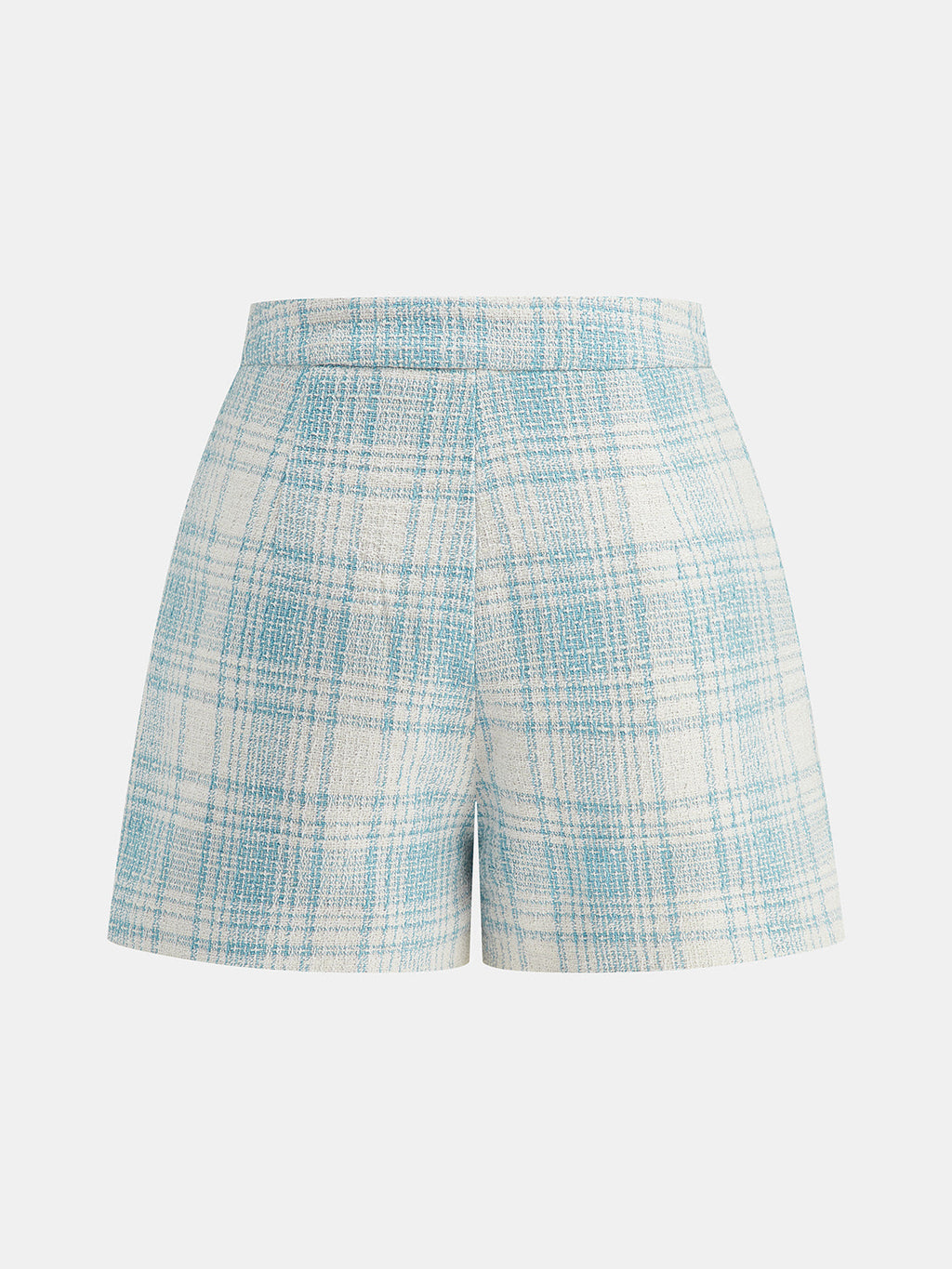 Plaid Tweed Two Piece Shorts Set Comfortable Spring Summer Fashion