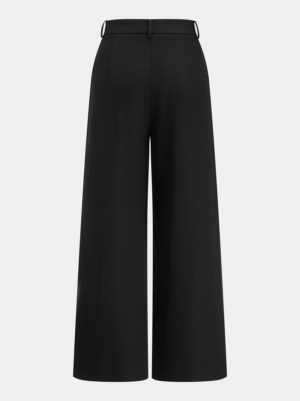 Tie-Back Satin Top & Pleated Pants Set for Elegant Evening Wear