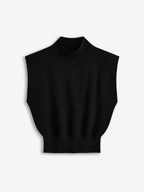 Leisurely Solid Pullover Sweater Vest Comfortable Lightweight Knitwear