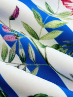 Floral Print Striped Sleeveless Maxi Dress for Women Casual Summer Style