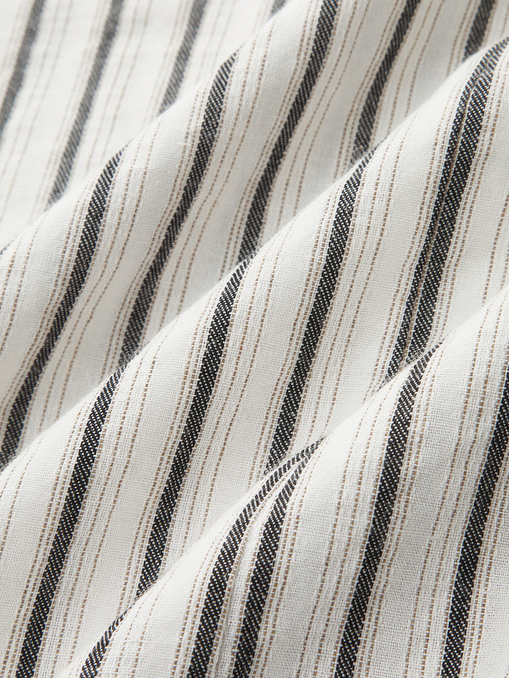 Mid Waist Striped Gathered Midi Skirt for Women Casual Summer Wear