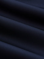 Satin Drape Neck Top & Drawstring Pants Set for Elegant Evenings