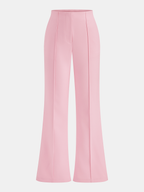 Sleeveless Peplum Vest & Flare Pants Set for Women Trendy Business Casual