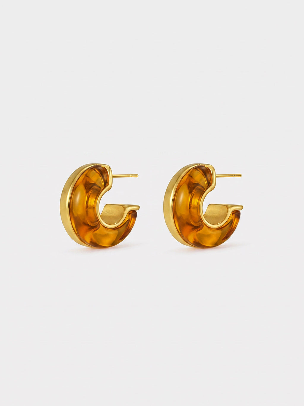 Chunky Statement Hoop Earrings for Women Trendy Jewelry