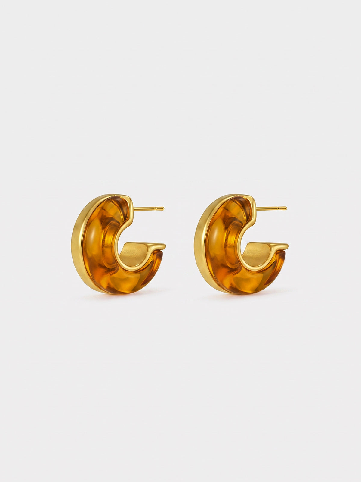 Chunky Statement Hoop Earrings for Women Trendy Jewelry