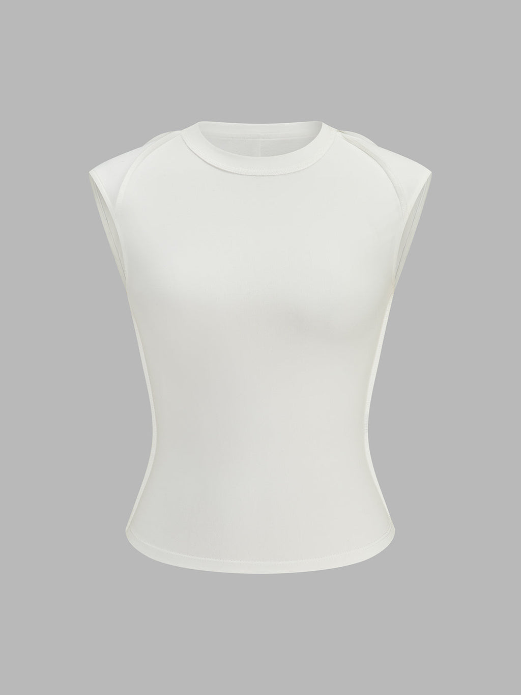 Cap Sleeve Fitted Tee | Lightweight Casual Everyday Essential