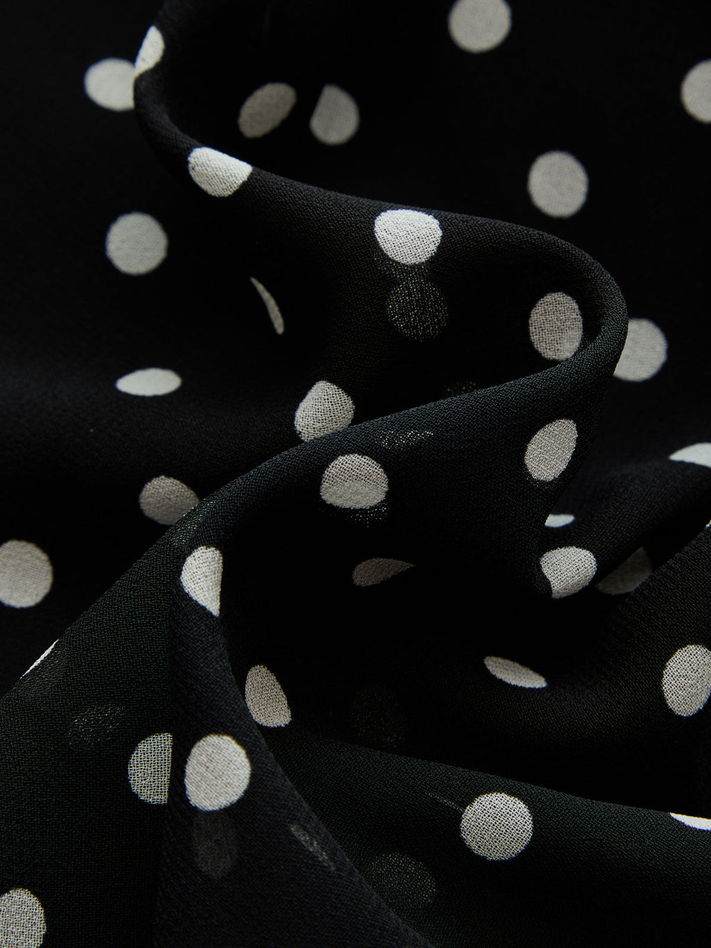 Polka Dot Cape Chiffon Romper with Belted Waist Detail