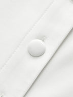 Button Down Stand Collar Sleeveless Blouse for Women Casual Office Wear