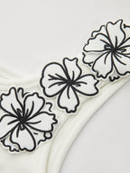 Flower Applique Slim Tank Top for Women Casual Summer Wear