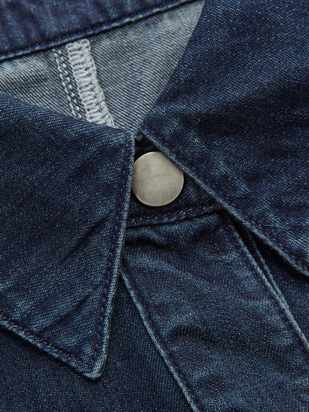 Denim Cropped Shirt & Wide Leg Jeans Set - Trendy Casual Outfit for Women